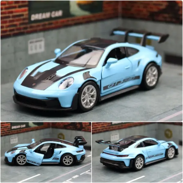 1:36 Porsche 911 992 GT3 RS Diecast Model - Image 9