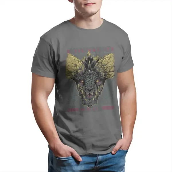 Monster Hunter World Nergigante Cotton T-Shirt - Image 7