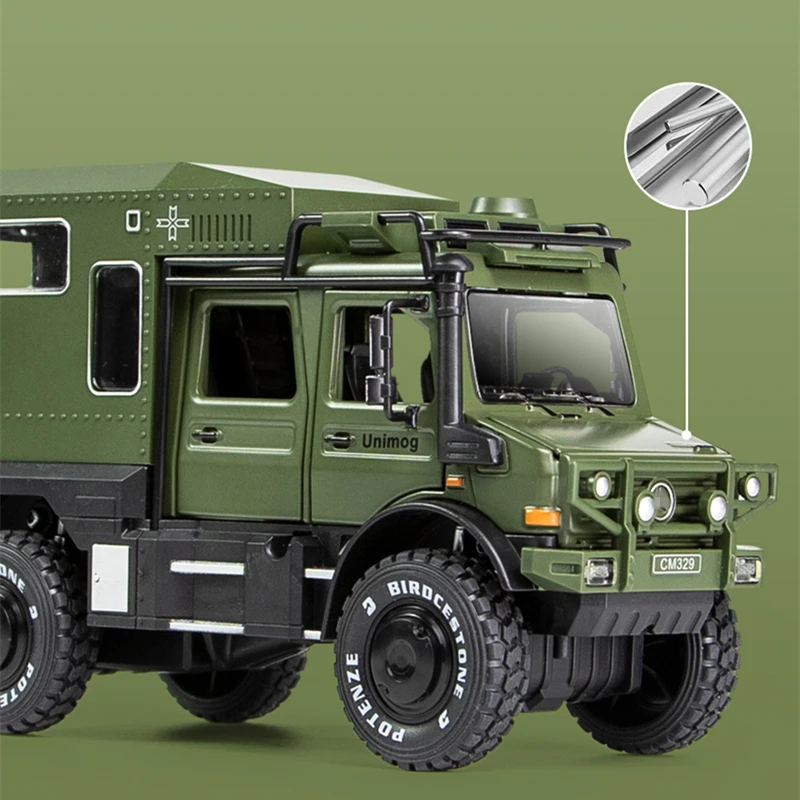 1/28 Unimog U4000 Alloy Model Car 4 1/28 Unimog U4000 Alloy Model Car - Image 4