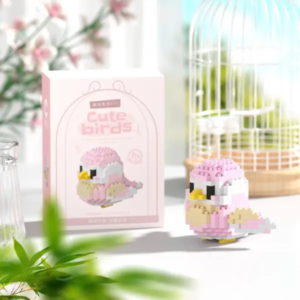 3D Cute Parrot Building Blocks Model - Image 8