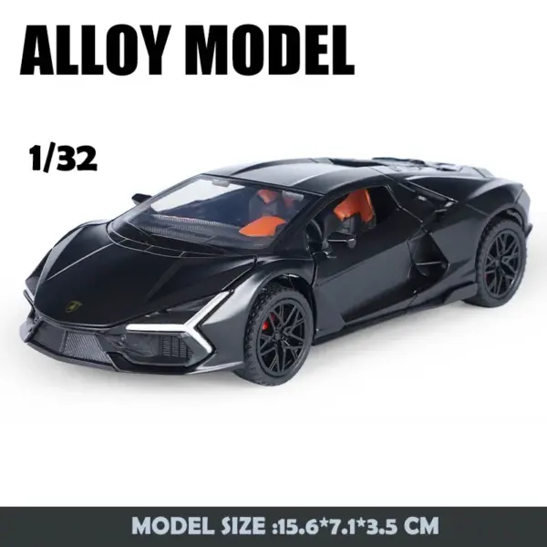 1:32 Lamborghini Aventador SVJ Diecast Model - Image 9