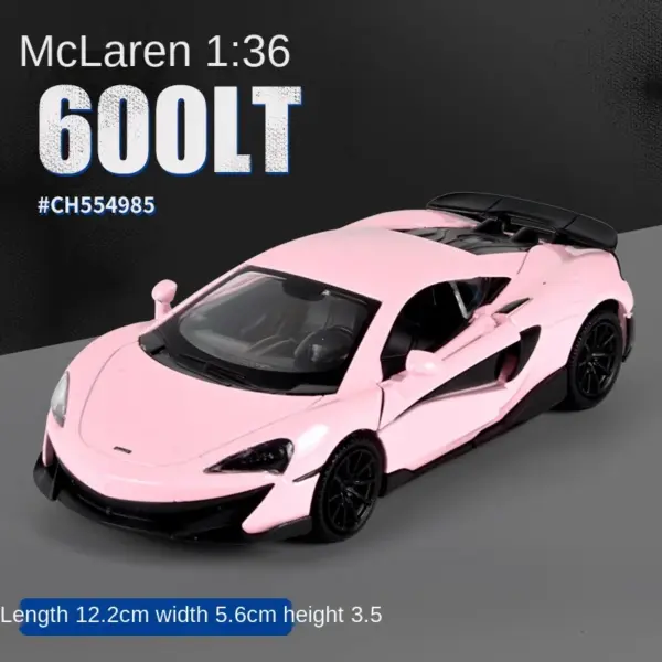 1/36 Pink Benz Bentley BMW Diecast Model Car - Image 17