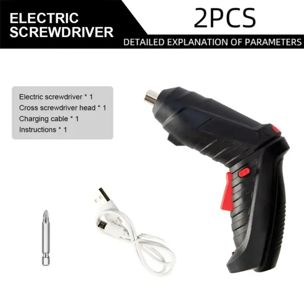 3.6V Cordless Electric Screwdriver Set - Image 9