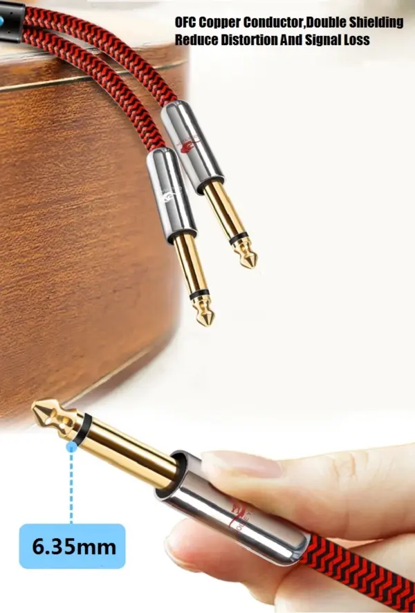 Dual 1/4 Inch Male Audio Cable 1M to 8M - Image 5