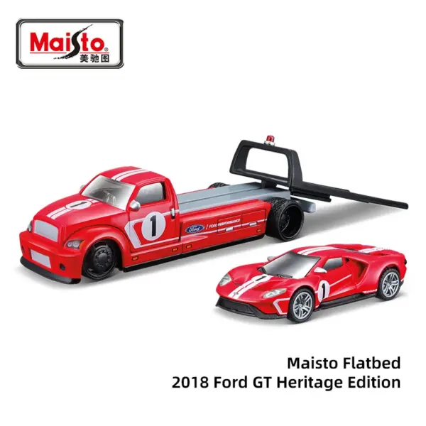 Maisto 1:64 Diecast Transport Trailer Set - Image 26