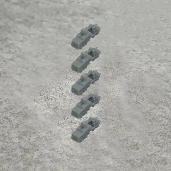 5PCS LD2000 Resin Air Defense Model Kits - Image 4