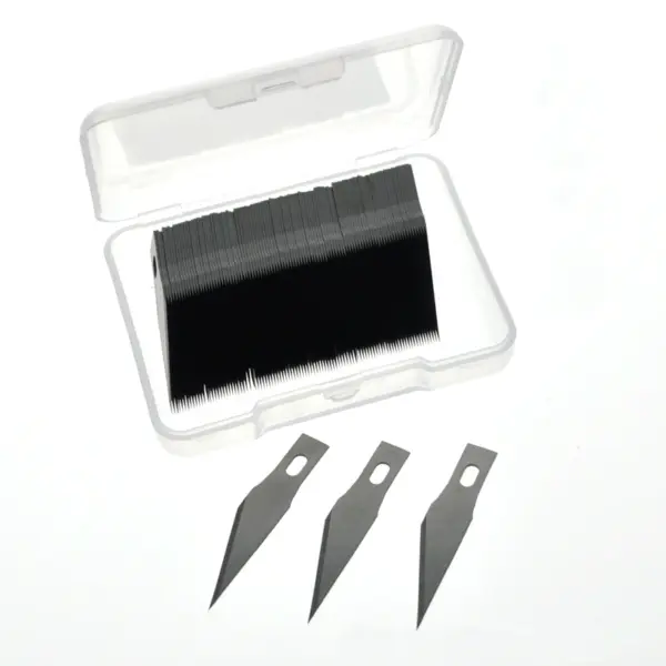 100 Stainless Steel Replacement Knife Blades - Image 3