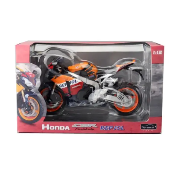1/12 Honda CBR Fire Blade Alloy Motorcycle Model - Image 8