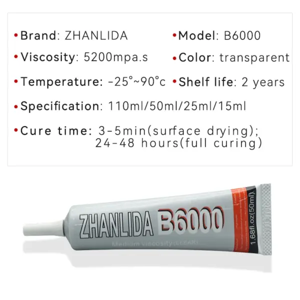 B6000 Liquid Glue for DIY Projects 15-110ml - Image 5