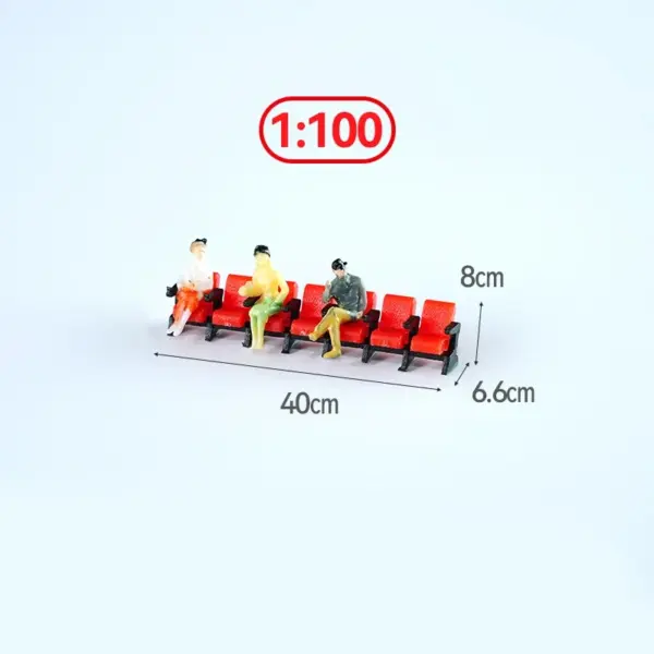 Miniature Cinema Chairs Set of 5 - Image 9