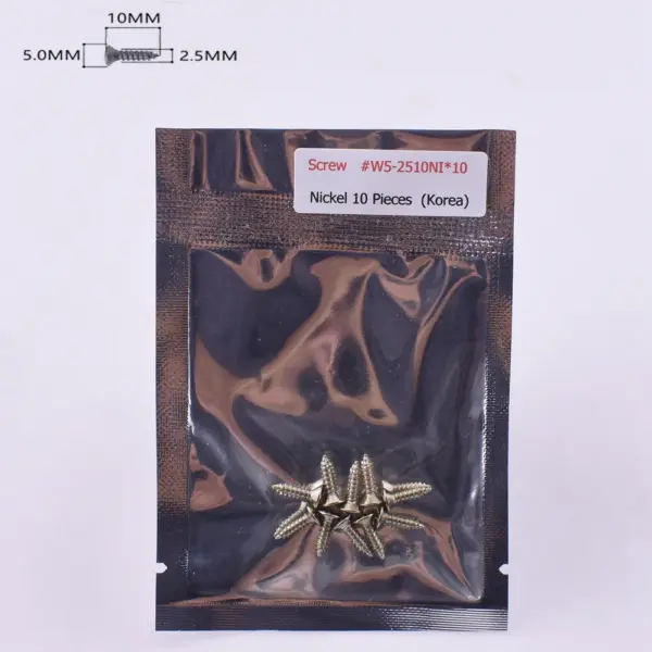 Pack of 10 Quality Pickguard Screws for Guitar - Image 10