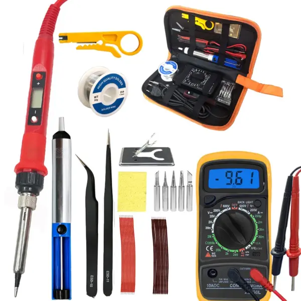 80W Adjustable Digital Soldering Iron Kit - Image 11