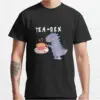 Funny T-Rex Tea Graphic T-Shirt for Men