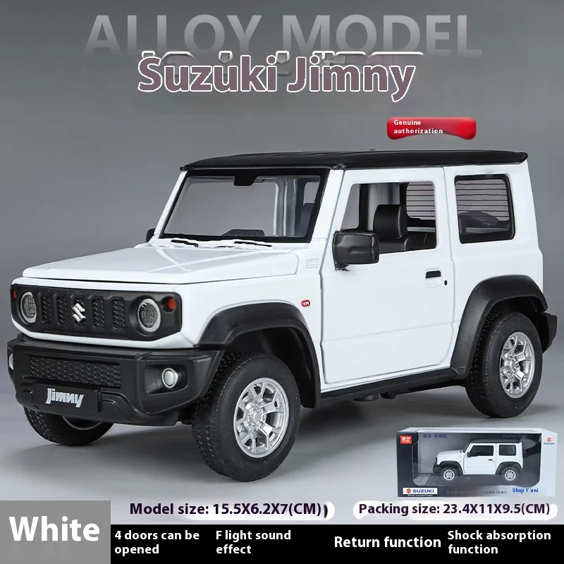 1:24 Suzuki Jimny Diecast Model SUV with Sound 14 1:24 Suzuki Jimny Diecast Model SUV with Sound - Image 14