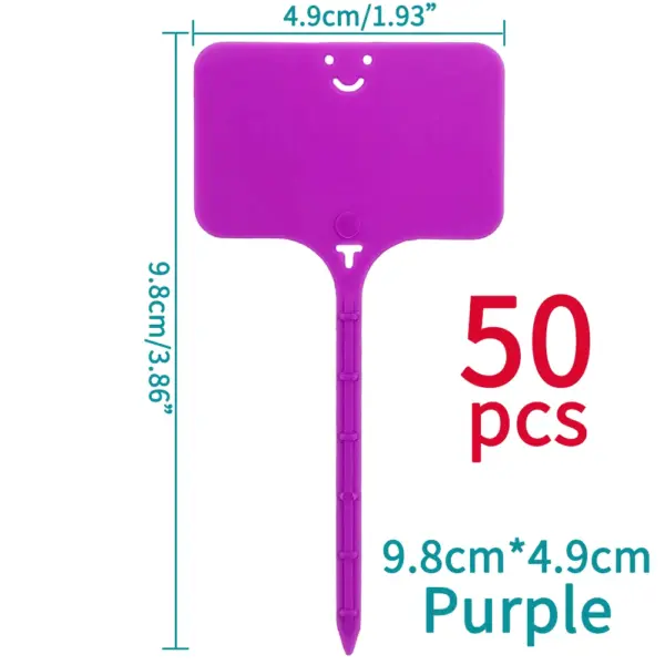 50PCS Colorful Garden Plant Labels Set - Image 11