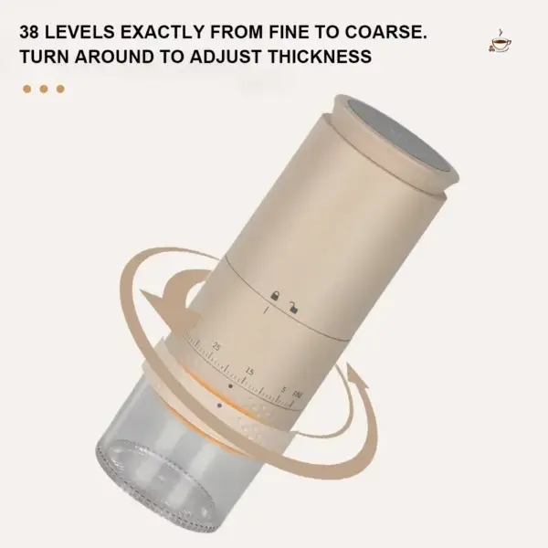 Portable USB Rechargeable Electric Coffee Grinder - Image 5