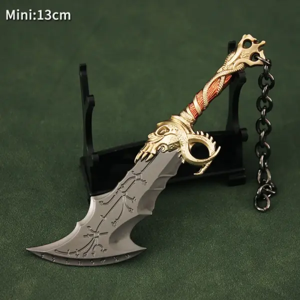 God of War Kratos Axe Metal Keychain - Image 14