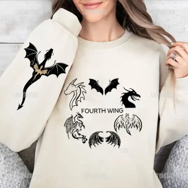 Basgiath War College Print Hoodie for Women - Image 14