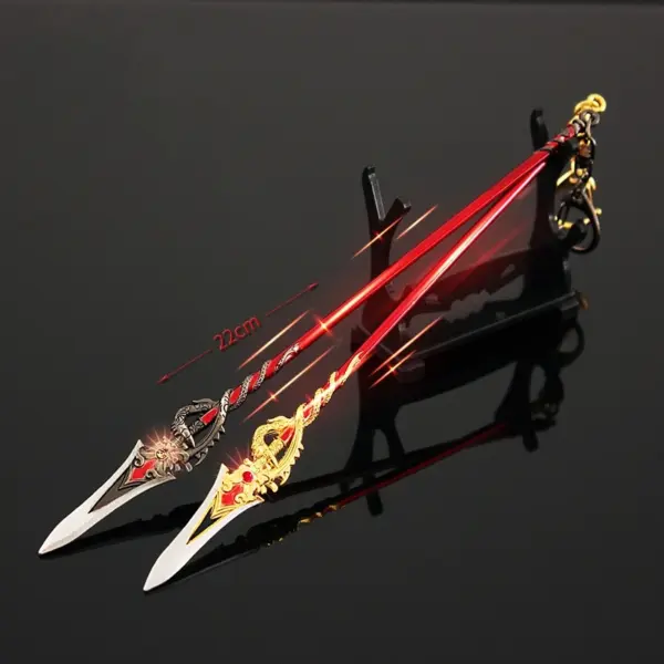 Genshin Impact Sword Metal Keychain Collection - Image 3
