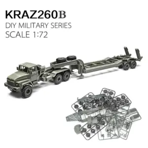 1/72 Ukraine KRAZ-260B Military Truck Model Kit 11 Sf2eecb7611334485a5db95c82b6394c9L
