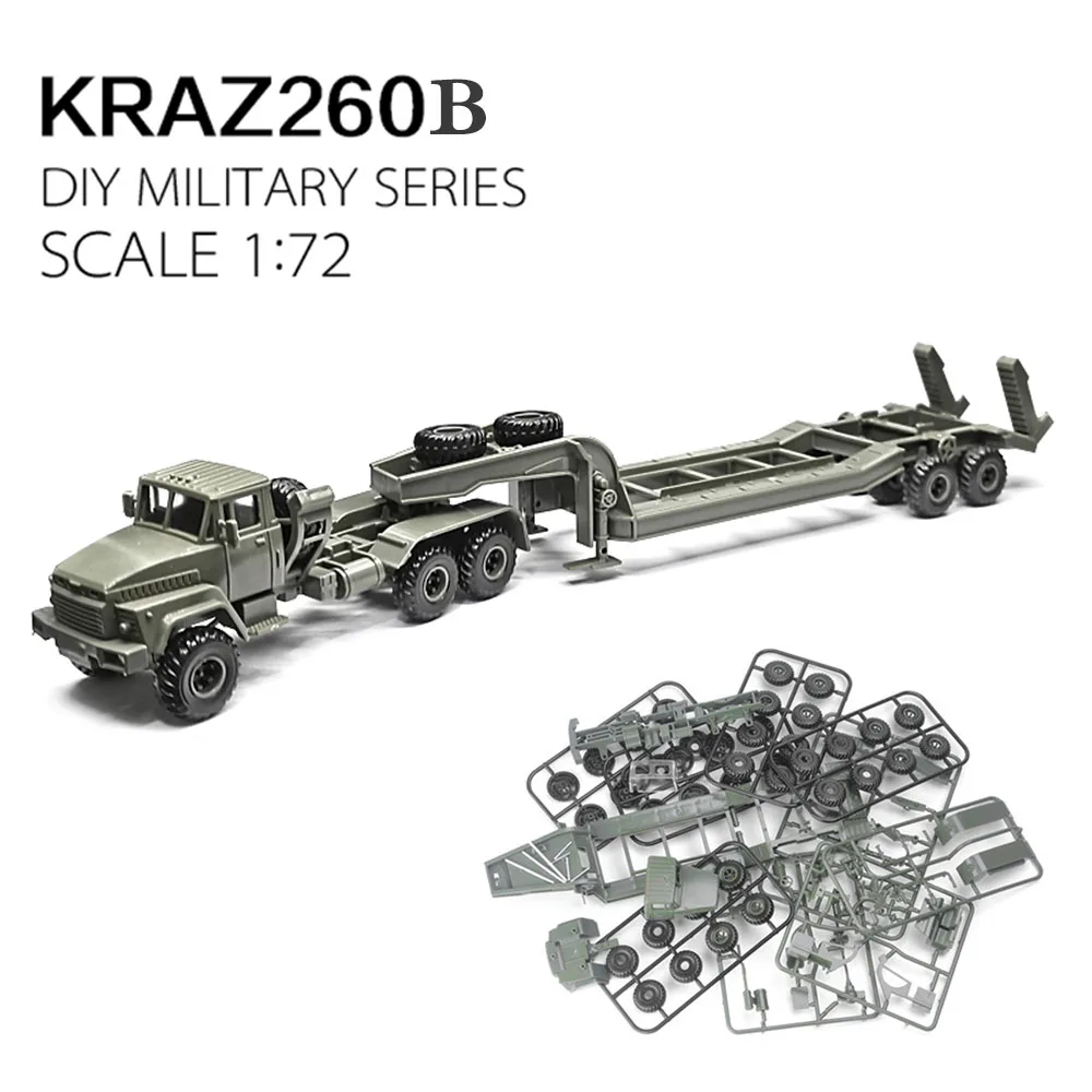 1/72 Ukraine KRAZ-260B Military Truck Model Kit 6 1/72 Ukraine KRAZ-260B Military Truck Model Kit - Image 6