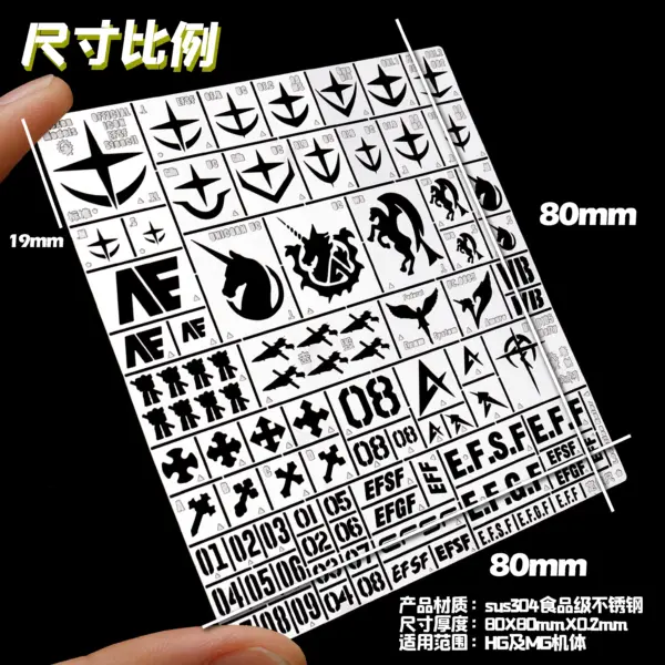 Mecha GM EFF Overspray Mask for Gundam Models - Image 4