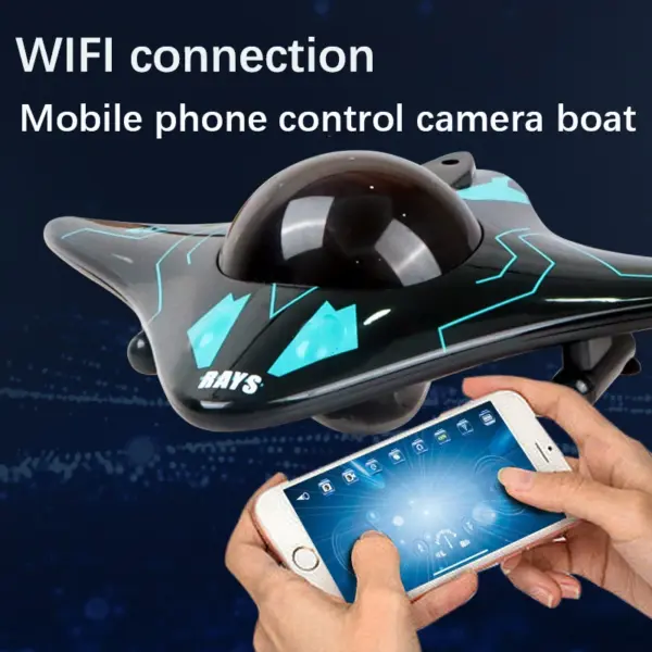 Mini WIFI Remote Control Underwater Camera Boat - Image 4