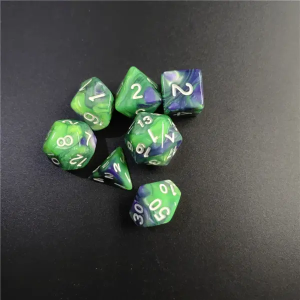 Galaxy Series 7-Piece Multi-Sided Dice Set - Image 7