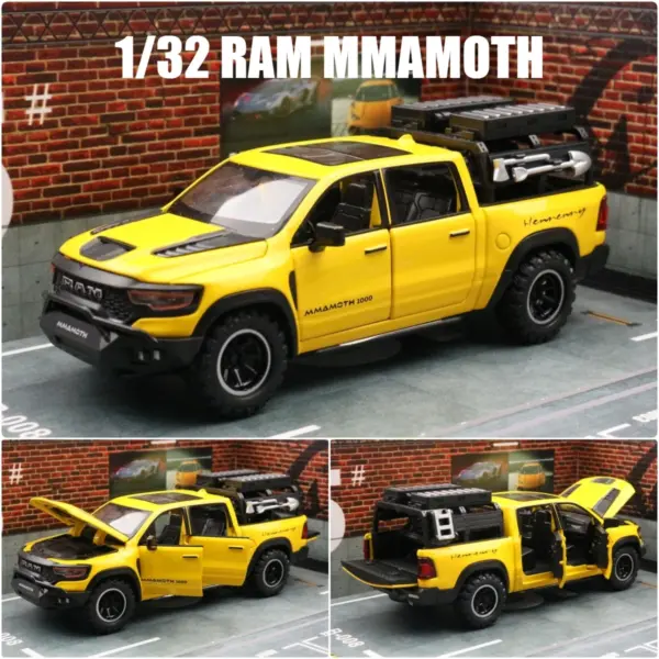 1/32 Dodge RAM MAMMOTH Diecast Pickup Model - Image 8