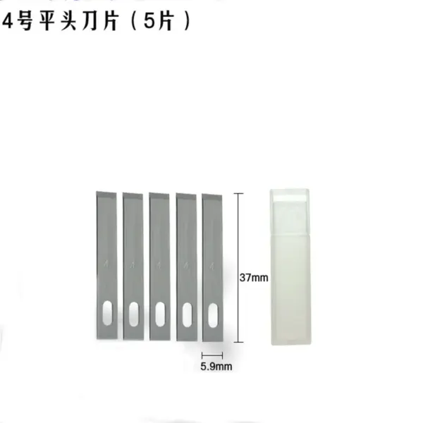 Non-slip Metal Scalpel with 10 SK5 Blades - Image 18