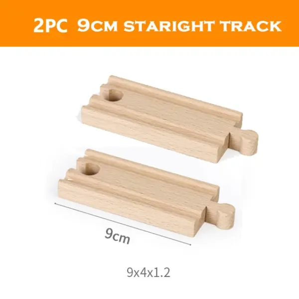Wooden Train Track Accessories for Railway Fun - Image 28