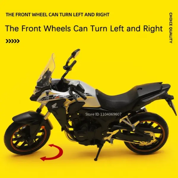 1:12 Honda CB400X Diecast Motorcycle Model - Image 3