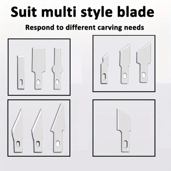 13-Piece Precision Metal Carving Knife Set - Image 6