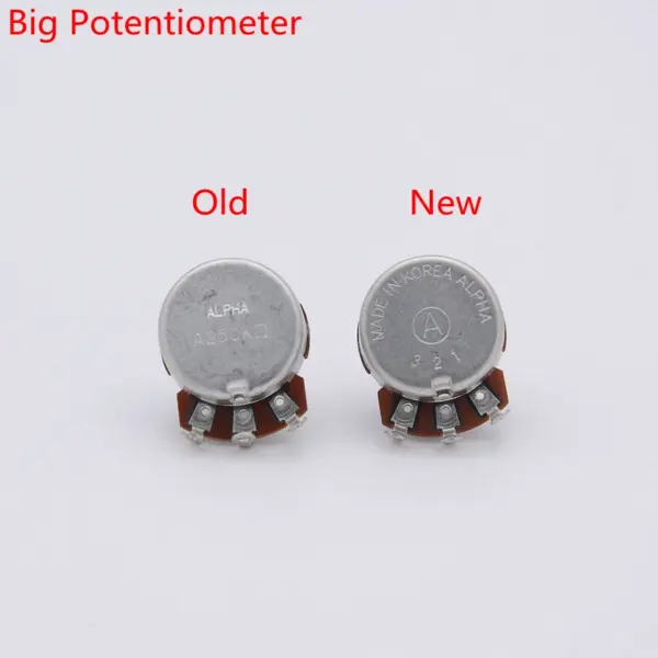 Alpha A250K/B250K/B500K Potentiometer for Guitar - Image 4