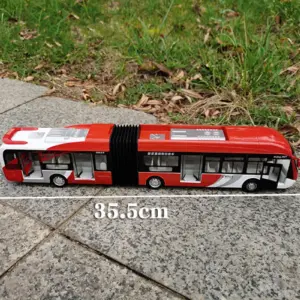 1:50 Alloy Pull Back Bus Model Vehicle 10 Sf3a1daf2124343a6baf44a5dfdeb0d39F 1