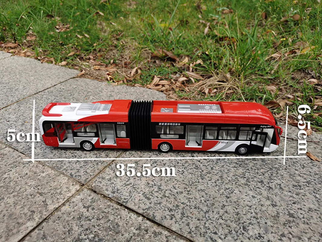 1:50 Alloy Pull Back Bus Model Vehicle 5 1:50 Alloy Pull Back Bus Model Vehicle - Image 5