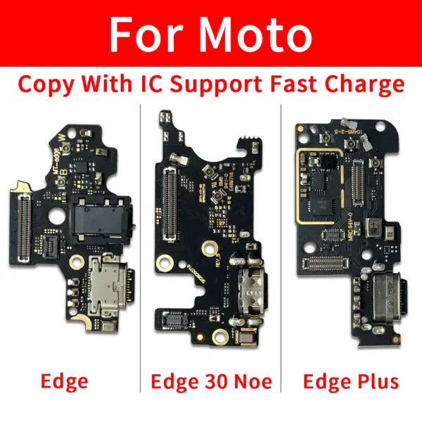 USB Charging Port Flex Cable For Moto Edge 20 Lite S - Image 5