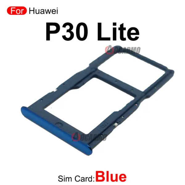 Huawei P30 Lite SIM Card Tray Replacement Blue - Image 8