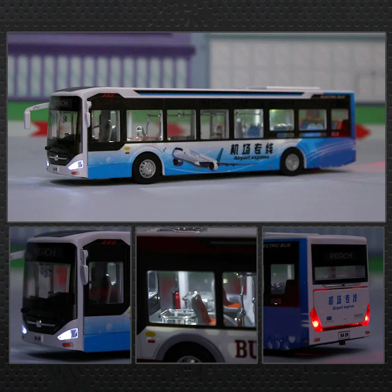 1:42 Alloy Airport and Tourist Bus Model 3 1:42 Alloy Airport and Tourist Bus Model - Image 3