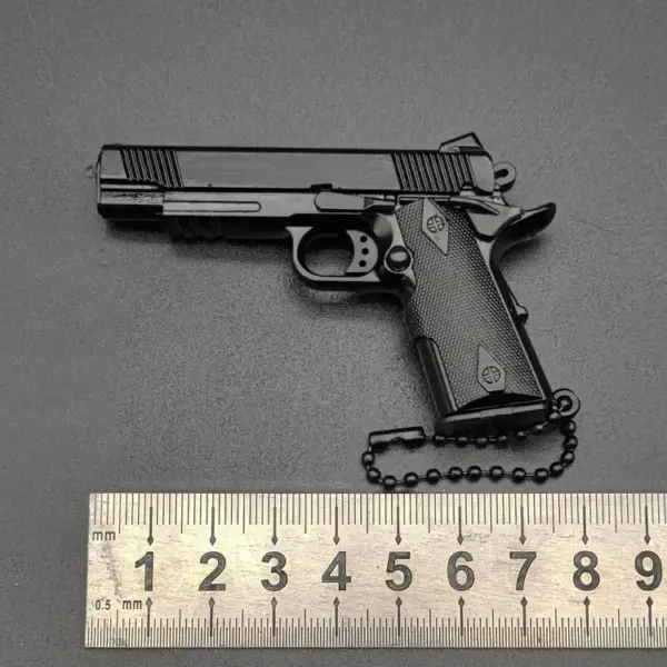 Metal Mini Kimber 1911 Gun Keychain Pendant - Image 2