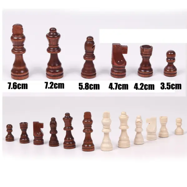 32 Piece Solid Wood Chess Set - Image 2