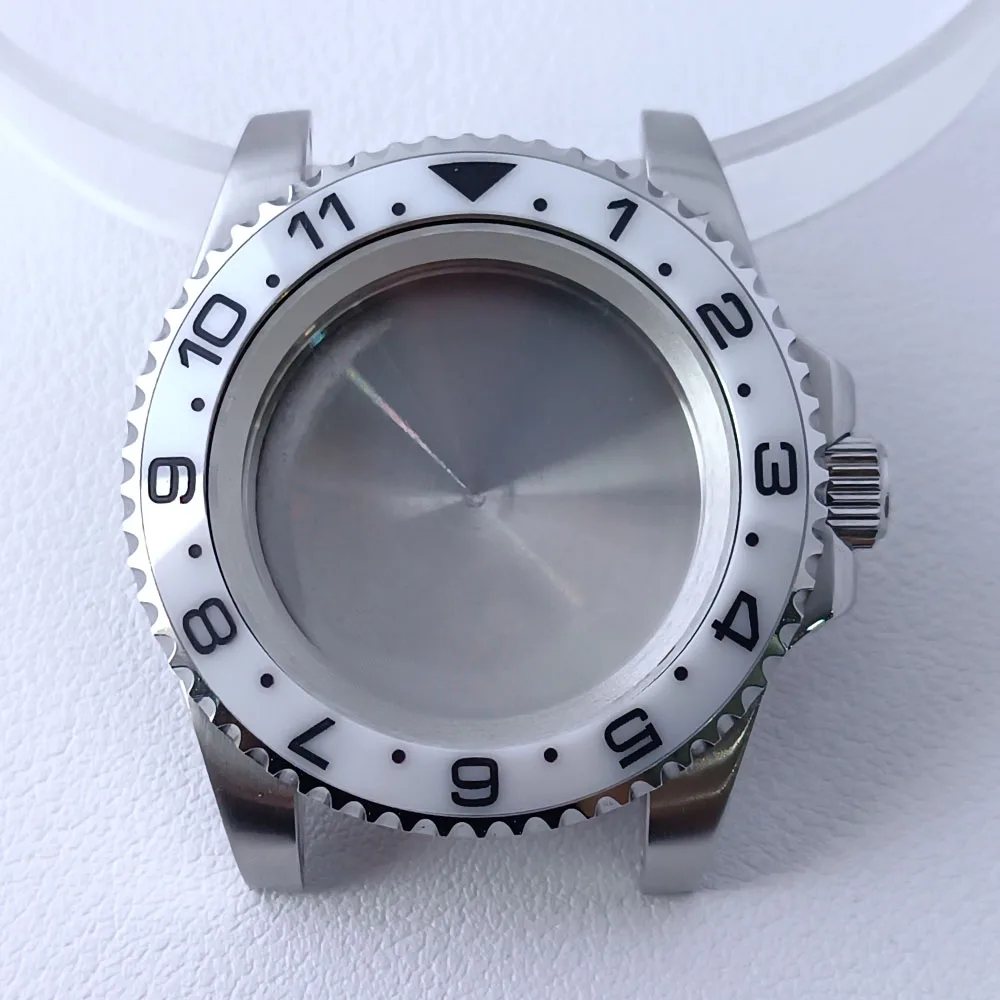 40.5mm Stainless Steel GMT Watch Case NH35/NH36 35 40.5mm Stainless Steel GMT Watch Case NH35/NH36 - Image 35
