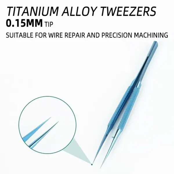 Titanium Alloy Fingerprint Flying Wire Tweezers - Image 2