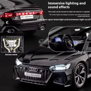 Diecast 1:18 Audi RS7 Sportback Model Car 12 Sf5138a82bba64624b246bd526359a703O