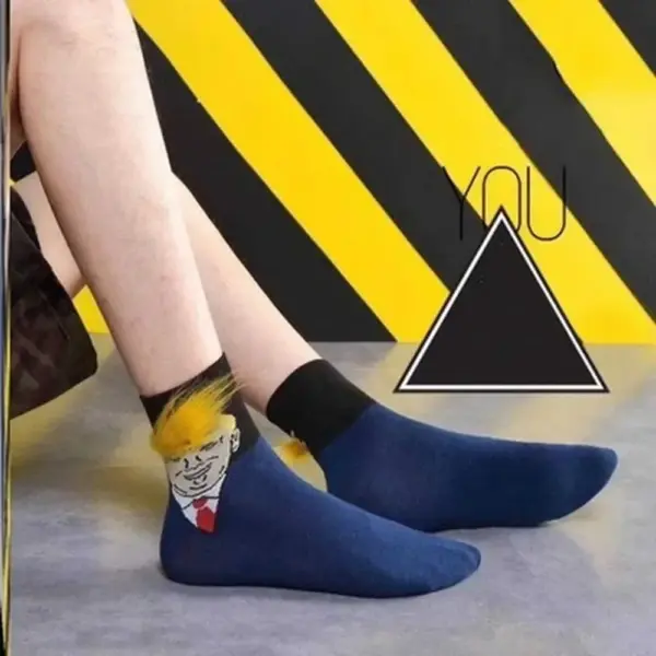 Donald Trump 3D Printed Crew Socks 2-Pack - Image 4