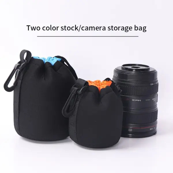 Waterproof Neoprene Lens Pouch for DSLR Lenses - Image 2