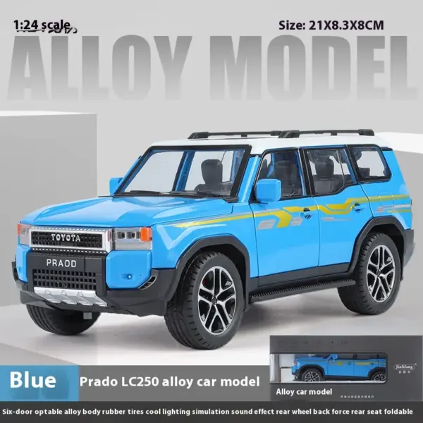 1:24 Toyota Land Cruiser Prado Diecast Model - Image 9