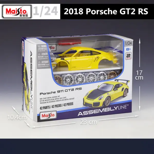 Maisto 1:24 Porsche 911 GT2 RS Model Car - Image 5