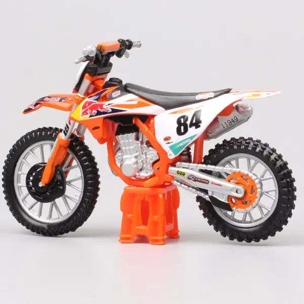 1:18 KTM 450 SX-F Factory Edition Motorcycle Model - Image 2