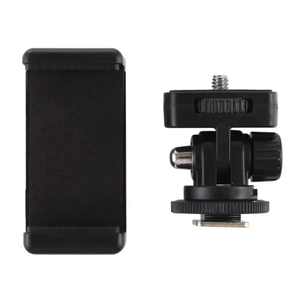 Camera Hot Shoe Phone Holder for Tripods - Image 2